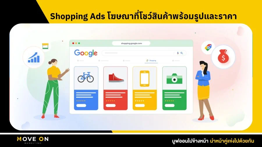 Shopping Ads โฆษณาที่โชว์สินค้าพร้อมรูปและราคา