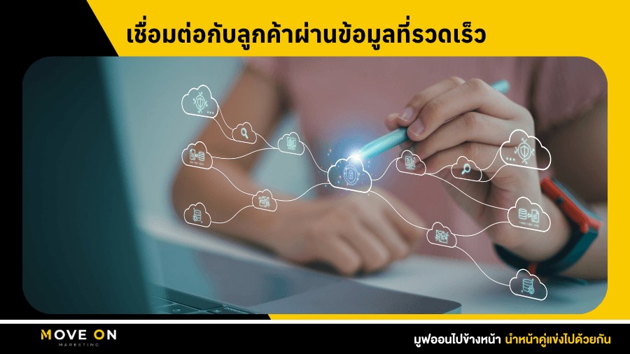 เชื่อมต่อกับลูกค้าผ่านข้อมูลที่รวดเร็ว