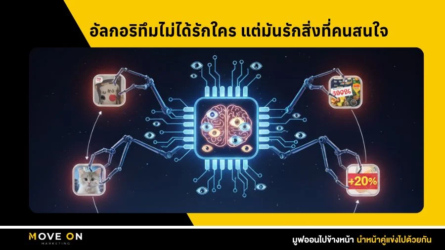 อัลกอริทึมไม่ได้รักใคร แต่มันรักสิ่งที่คนสนใจ