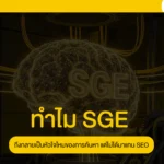 ทำไม SGE ถึงกลายเป็นหัวใจใหม่ของการค้นหา แต่ไม่ได้มาแทน SEO